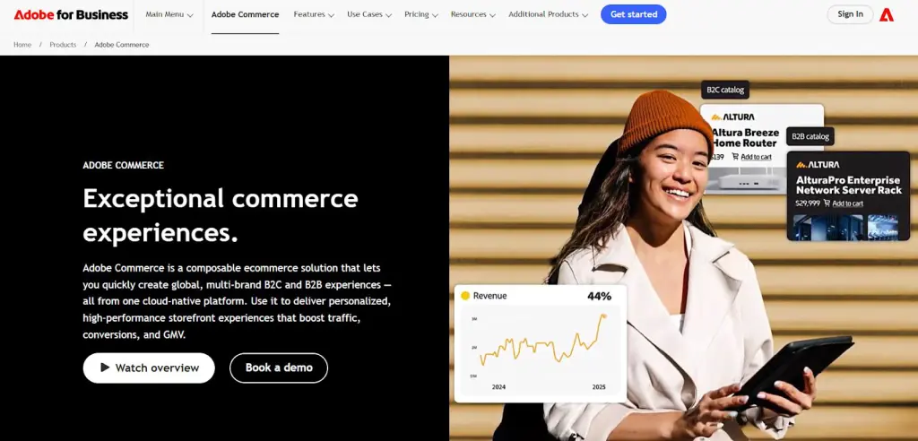 Adobe Commerce - Best Shopify Alternative for Enterprise Grade Business