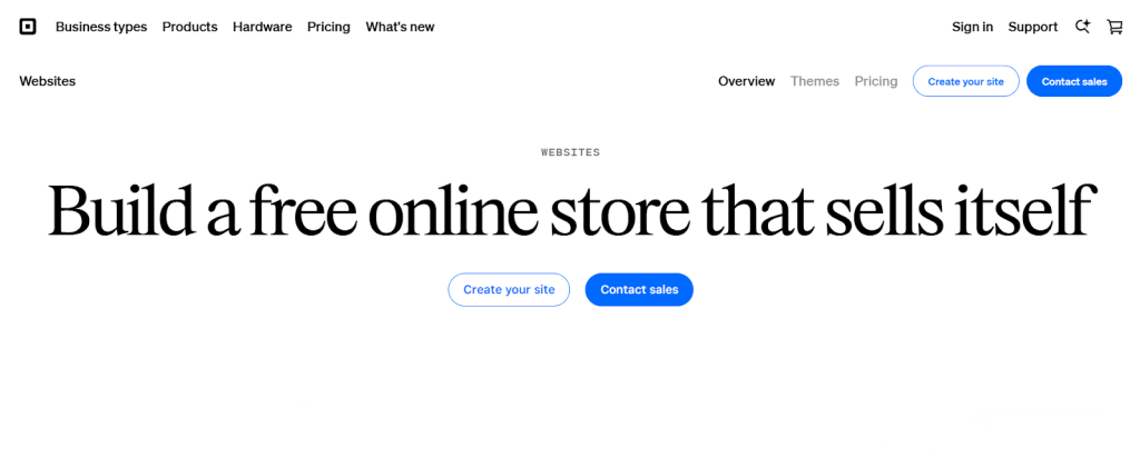 Square Online - Best Shopify alternative for Local sellers